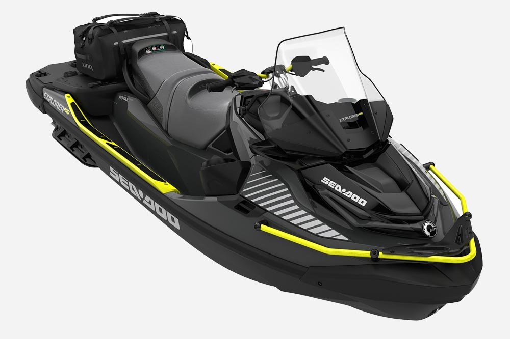 Skútr vodní Sea-Doo Explorer Pro 3-up 230hp iDF Audio šedý