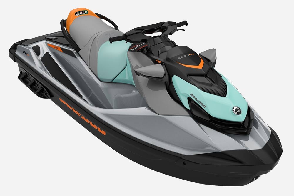 9Skútr vodní Sea-Doo GTI SE 3-up 170hp světle modrý